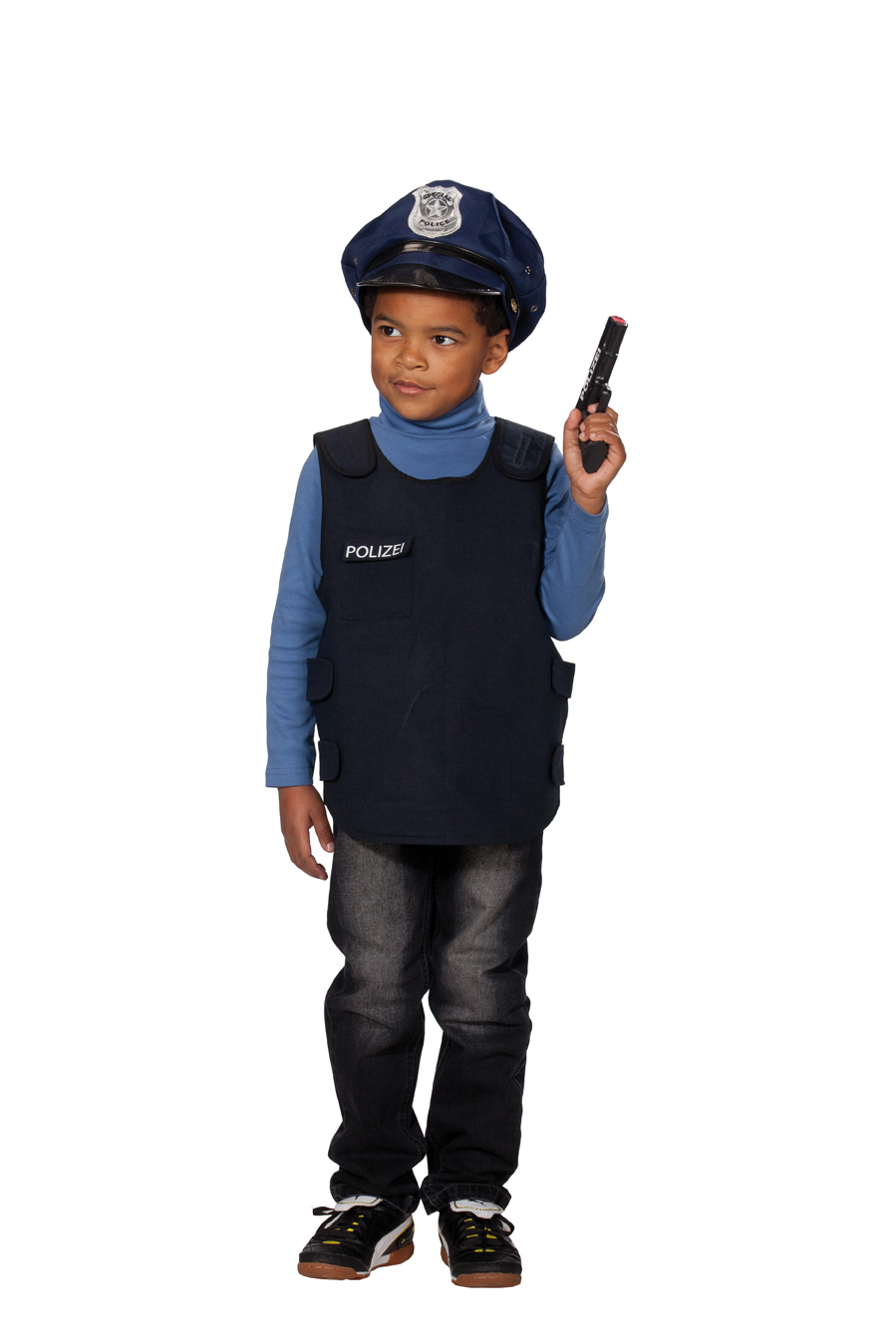karneval kinder kostüm kugelsichere polizei weste
